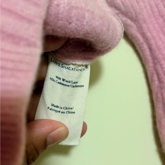 LoveShackFancy Pink Ombre Kids Sweater - Picture 6 of 7